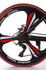 Vyriškas kalnų dviratis Louke 1, 26", juodas kaina ir informacija | Dviračiai | pigu.lt