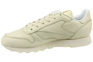 Reebok moteriški sportiniai batai Classic Leather, geltoni kaina ir informacija | Sportiniai bateliai, kedai moterims | pigu.lt