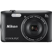 Nikon COOLPIX A300, juoda цена и информация | Skaitmeniniai fotoaparatai | pigu.lt