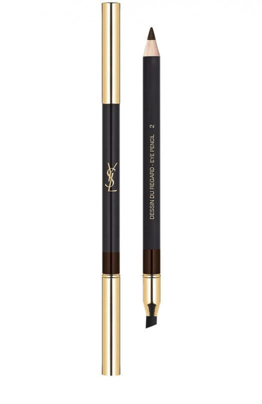 Akių pieštukas Yves Saint Laurent Dessin Du Regard 1.19 g, Nr.02 Brun Ardent kaina ir informacija | Akių šešėliai, pieštukai, blakstienų tušai, serumai | pigu.lt