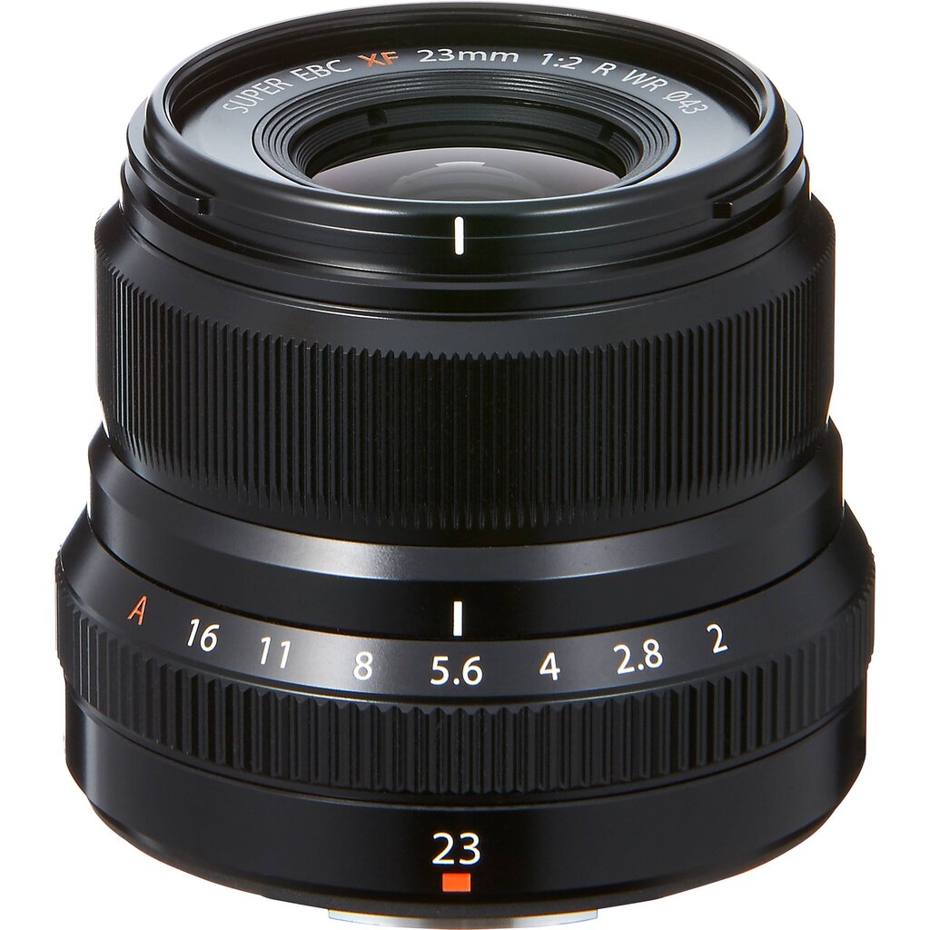 FUJIFILM FUJINON XF 23mm F2 R WR (Black) kaina ir informacija | Objektyvai | pigu.lt