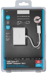 Vivanco 34293 цена и информация | Адаптеры, USB-разветвители | pigu.lt