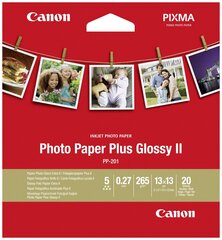 Canon фотобумага PP-201 13x13 блестящий, 265г, 20 листов цена и информация | Аксессуары для фотоаппаратов | pigu.lt