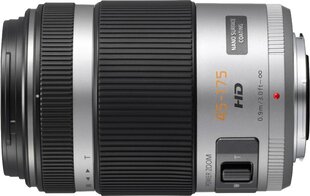 Panasonic Lumix G X Vario PZ 45-175 мм f/4.0-5.6 ASPH. Power O.I.S. объектив, серебристый цена и информация | Объективы | pigu.lt