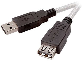 Vivanco, USB A - USB 2.0, 1.8 m kaina ir informacija | Kabeliai ir laidai | pigu.lt