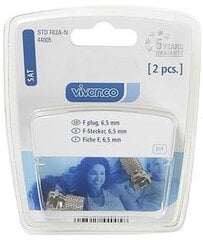 Vivanco F 6,5 mm цена и информация | Кабели и провода | pigu.lt