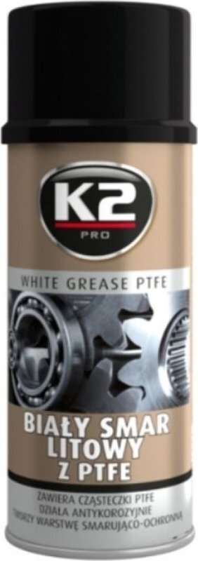 Tepalas K2 Ptfe White Grease, 400 ml kaina ir informacija | Autochemija | pigu.lt