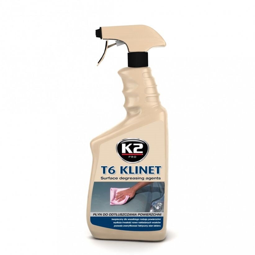 Paviršiaus nuriebalintojas K2 T6 Klinet, 770 ml kaina ir informacija | Autochemija | pigu.lt