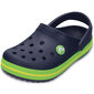 Crocs™ batai berniukams Crocband Clog, Navy/Volt Green цена и информация | Guminės klumpės vaikams | pigu.lt