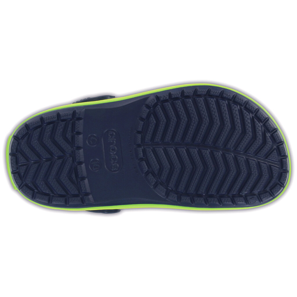 Crocs™ batai berniukams Crocband Clog, Navy/Volt Green цена и информация | Guminės klumpės vaikams | pigu.lt