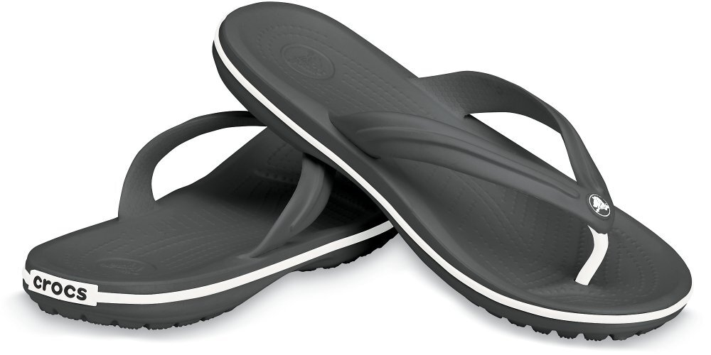 Crocs™ vyriškos šlepetės Crocband Flip, juodos kaina ir informacija | Vyriškos šlepetės, basutės | pigu.lt