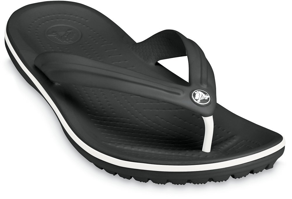 Crocs™ vyriškos šlepetės Crocband Flip, juodos kaina ir informacija | Vyriškos šlepetės, basutės | pigu.lt