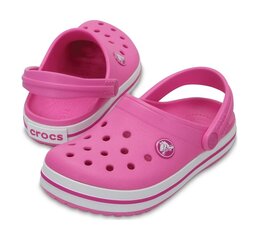 Crocs™ batai vaikams Kids' Crocband Clog, Party Pink kaina ir informacija | Guminės klumpės vaikams | pigu.lt