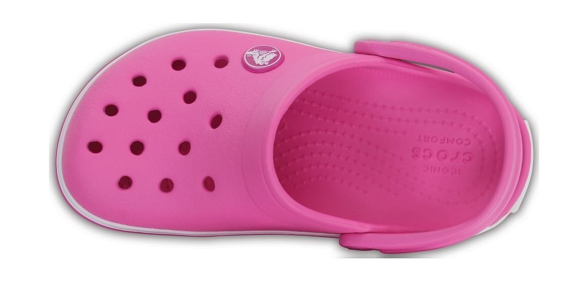 Crocs™ batai vaikams Kids' Crocband Clog, Party Pink kaina ir informacija | Guminės klumpės vaikams | pigu.lt