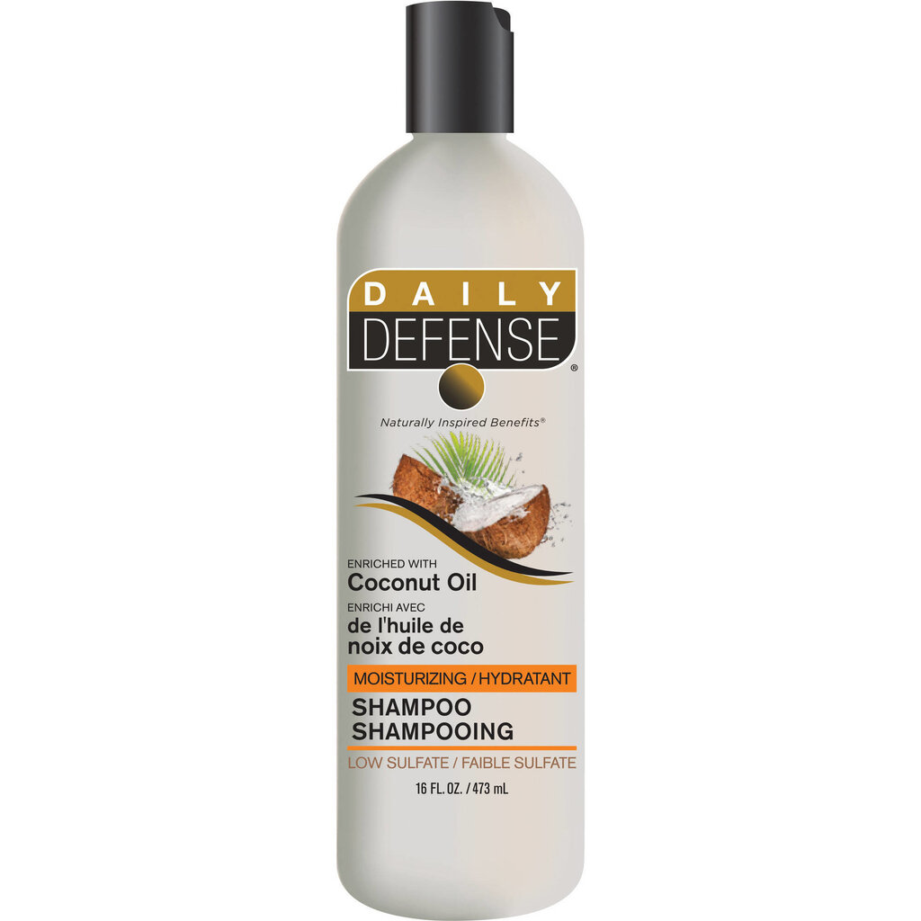 Šampūnas plaukams su kokosų aliejumi Daily Defense Coconut Oil 473 ml kaina ir informacija | Šampūnai | pigu.lt