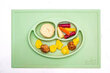 Silikoninė prilimpanti lėkštė Happy Mat Ezpz, žalia цена и информация | Kūdikių indai, indeliai pienui ir įrankiai | pigu.lt