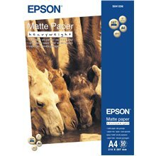Popierius Epson Matte Heavyweight, A4, 50 vnt. kaina ir informacija | Kanceliarinės prekės | pigu.lt