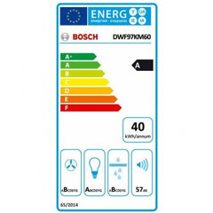 Вытяжка Bosch DWF97KM60 цена и информация | Вытяжки на кухню | pigu.lt