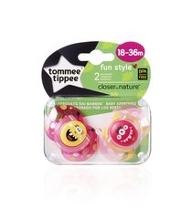 Silikoninis čiulptukas Tommee Tippee Fun Style Girl, 18-36 mėn., 2vnt, 43340455 kaina ir informacija | Tommee Tippee Vaikams ir kūdikiams | pigu.lt