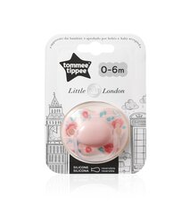 Силиконовая соска Tommee Tippee London Girl, 0-6 мес., 43340955 цена и информация | Пустышки | pigu.lt