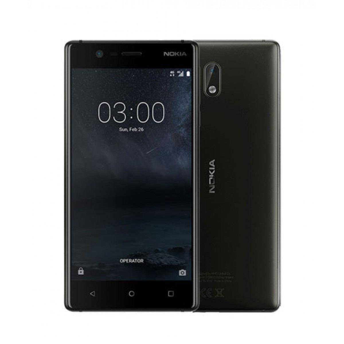 Телефон Nokia 3 Dual SIM, Juoda цена | pigu.lt