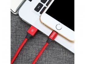 USB laidas Baseus Yiven Cable CALYW-C09, skirtas Apple įrenginiams, 3 m ilgio, raudonas kaina ir informacija | Laidai telefonams | pigu.lt
