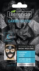 Valanti veido kaukė su aktyviaja anglimi sausai jautriai odai Bielenda Carbo Detox 8 ml kaina ir informacija | Bielenda Kvepalai, kosmetika | pigu.lt