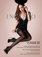 Kojinės moterims Incanto Vogue 20 DEN, juodos spalvos