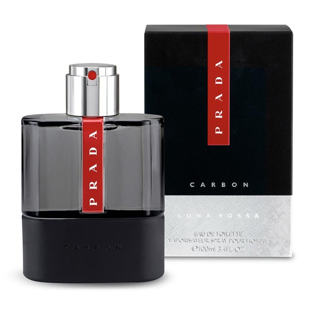 Tualetinis vanduo Prada Luna Rossa Carbon EDT vyrams 100 ml цена и информация | Kvepalai vyrams | pigu.lt