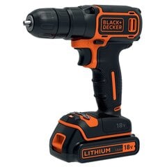 Cordless drill 18.0V/1.5Ah, Li-Ion, 1 battery, diode цена и информация | Шуруповерты, дрели | pigu.lt