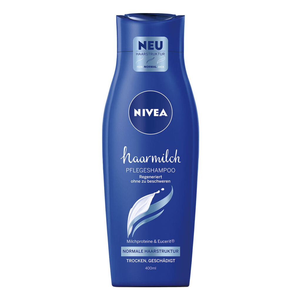 Šampūnas pažeistiems Nivea Hairmilk 250 ml цена и информация | Šampūnai | pigu.lt