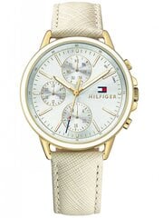 Tommy Hilfiger moteriškas laikrodis, smėlio spalvos kaina ir informacija | Moteriški laikrodžiai | pigu.lt
