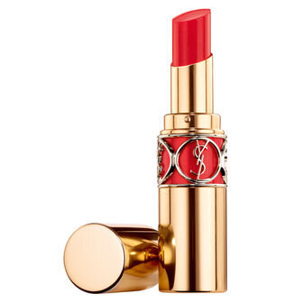 Lūpų dažai Yves Saint Laurent Rouge Volupte Shine 4.5g, Corail Dolman 12 цена и информация | Lūpų dažai, blizgiai, balzamai, vazelinai | pigu.lt