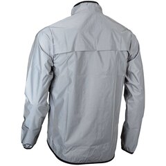 Куртка для бега для мужчин, серая цена и информация | Мужская спортивная одежда | pigu.lt