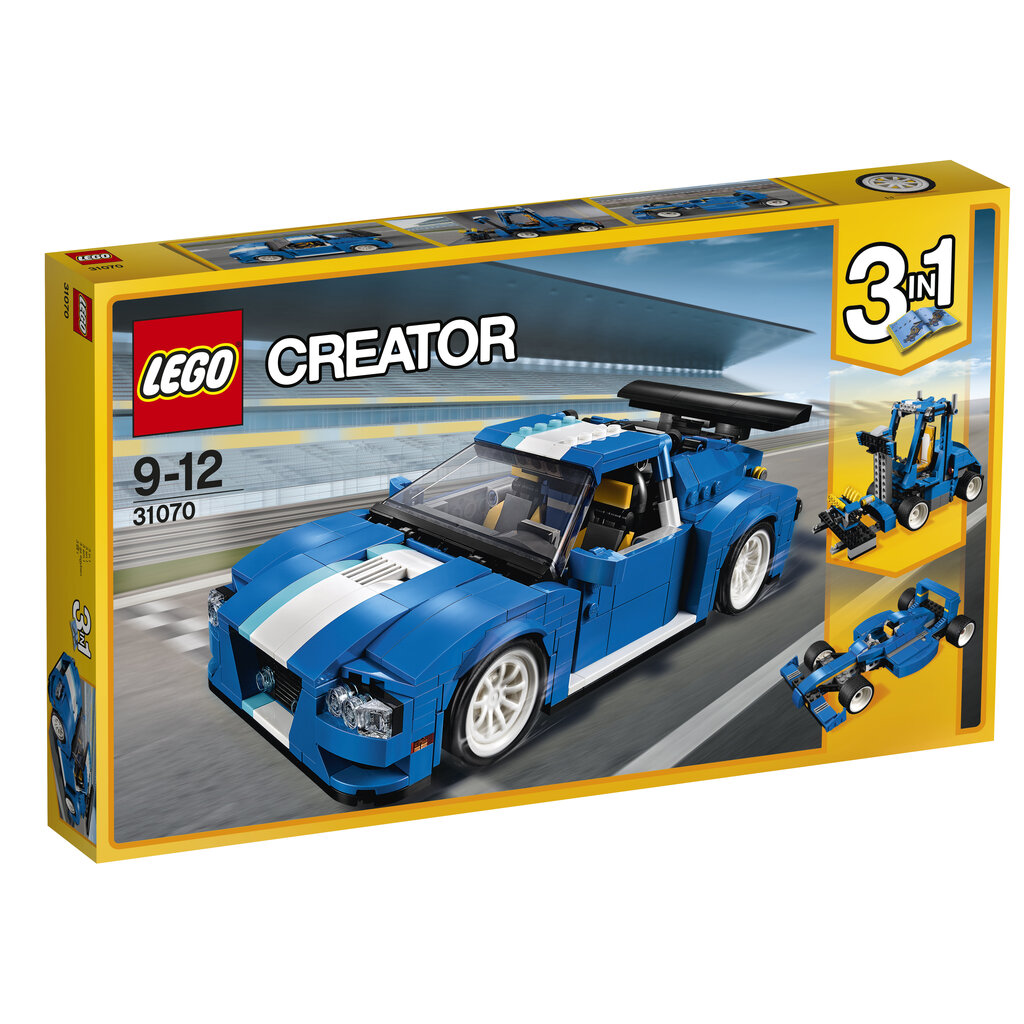 31070 LEGO® CREATOR Turbo lenktyninis automobilis kaina ir informacija | Konstruktoriai ir kaladėlės | pigu.lt