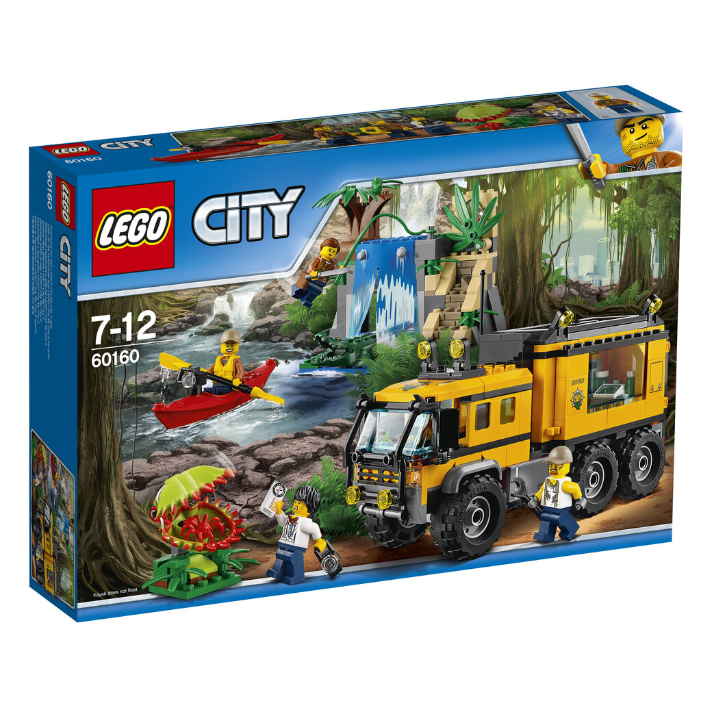 60160 LEGO® CITY Džiunglių mobilioji laboratorija kaina ir informacija | Konstruktoriai ir kaladėlės | pigu.lt