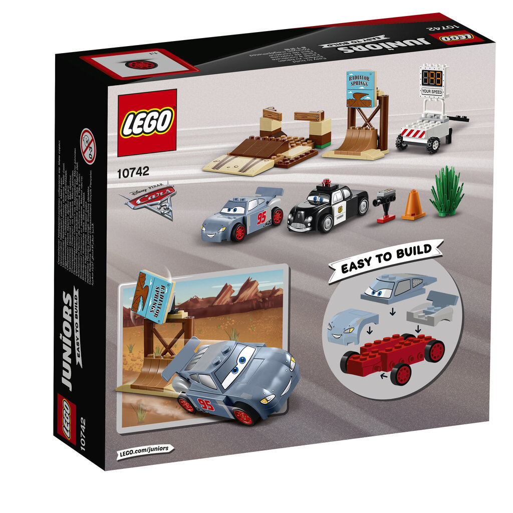 10742 LEGO® Juniors Treniruotės ant Vilio kalno цена и информация | Konstruktoriai ir kaladėlės | pigu.lt