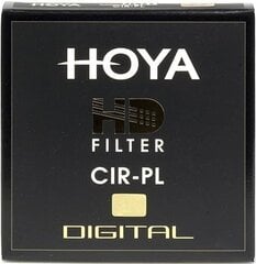 Hoya циркулярный поляризационный фильтр HD 52мм цена и информация | Фильтры для объективов | pigu.lt