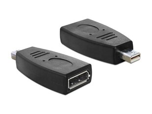 Delock 65238, Mini DisplayPort - DisplayPort kaina ir informacija | Adapteriai, USB šakotuvai | pigu.lt