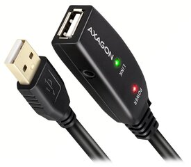 Axagon, USB 2.0, 5m kaina ir informacija | Kabeliai ir laidai | pigu.lt