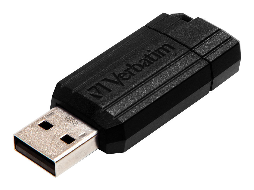 VERBATIM PINSTRIPE 16GB USB2.0 kaina ir informacija | USB laikmenos | pigu.lt