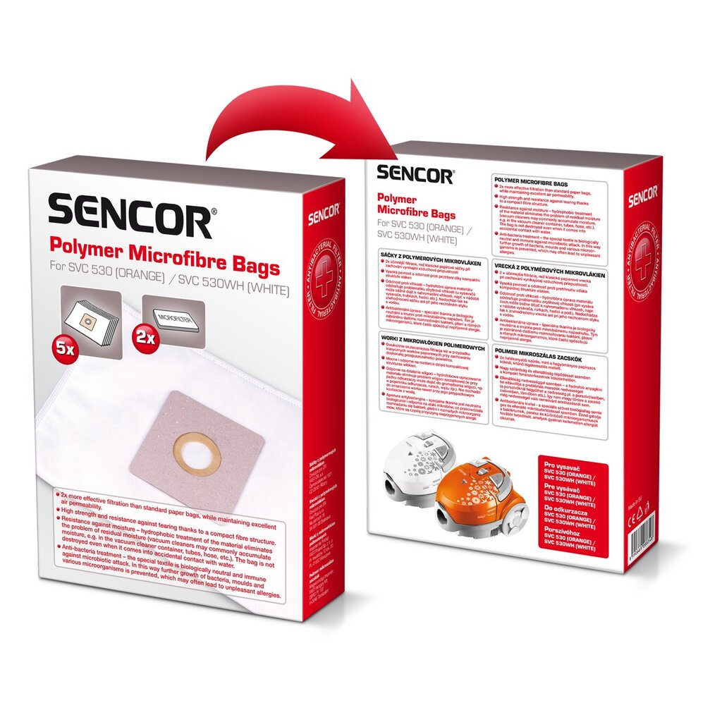 Sencor 530 kaina ir informacija | Dulkių siurblių priedai | pigu.lt