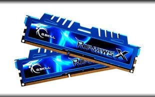 G.Skill DDR3 16 ГБ (8 ГБ x 2) 2133, CL10 RipjawsX Dual (F3-2133C10D-16GXM) цена и информация | Оперативная память (RAM) | pigu.lt