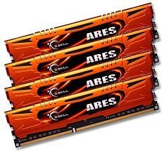 G.Skill DDR3 32GB (8GBx4) 1600MHz, CL10, Ares LowProfile Quad (F3-1600C10Q-32GAO) kaina ir informacija | Operatyvioji atmintis (RAM) | pigu.lt