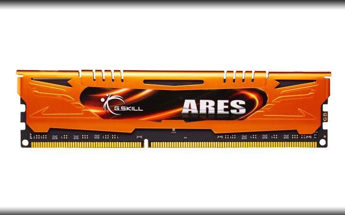 G.Skill DDR3 32GB (8GBx4) 1600MHz, CL10, Ares LowProfile Quad (F3-1600C10Q-32GAO) kaina ir informacija | Operatyvioji atmintis (RAM) | pigu.lt