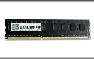 G.Skill DDR3 4 ГБ 1333 МГц, CL9 (F3-1333C9S-4GNS) цена и информация | Оперативная память (RAM) | pigu.lt