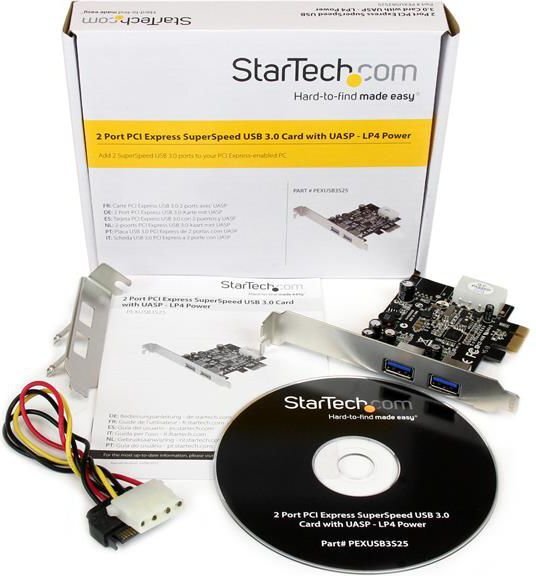 StarTech (PEXUSB3S25) kaina ir informacija | Valdikliai | pigu.lt