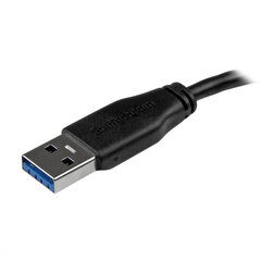 Startech USB3AUB50CMS, USB-A, 0,5m kaina ir informacija | Laidai telefonams | pigu.lt