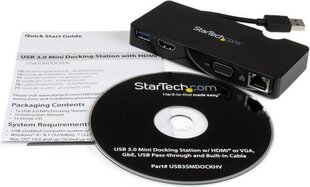 StarTech USB3SMDOCKHV kaina ir informacija | Laidai telefonams | pigu.lt