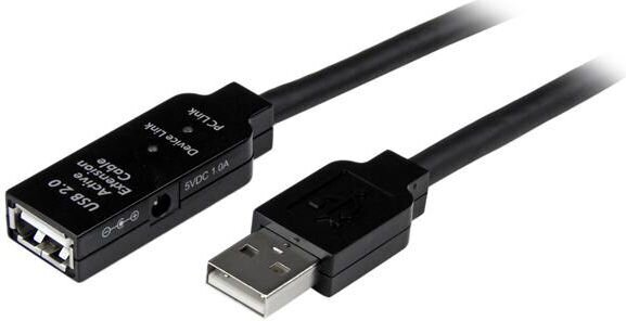 StarTech USB2AAEXT10M kaina ir informacija | Laidai telefonams | pigu.lt